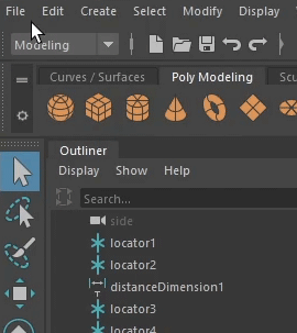 Maya export workflow: selecting geometry and exporting as FBX
